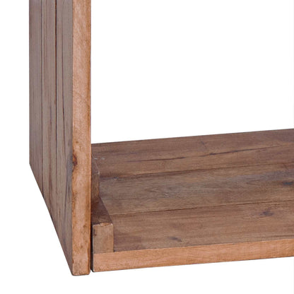 Noční Stolek Hnědá 63 X 30 X 79 Cm Masivní Mahagonové Dřevo