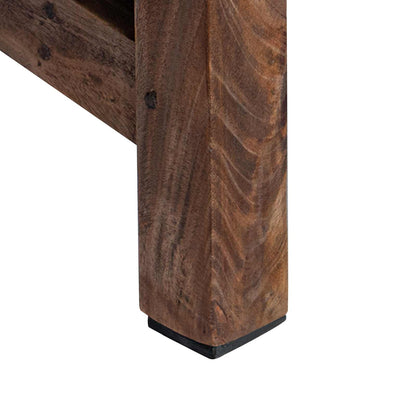 Stolička Přírodní 30 X 20 X 20 Cm Mahagonové Dřevo