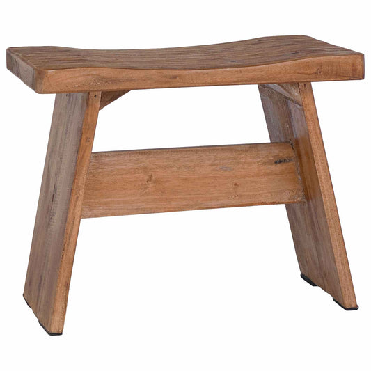 Stolička Přírodní 40 X 25 X 31 Cm Mahagonové Dřevo