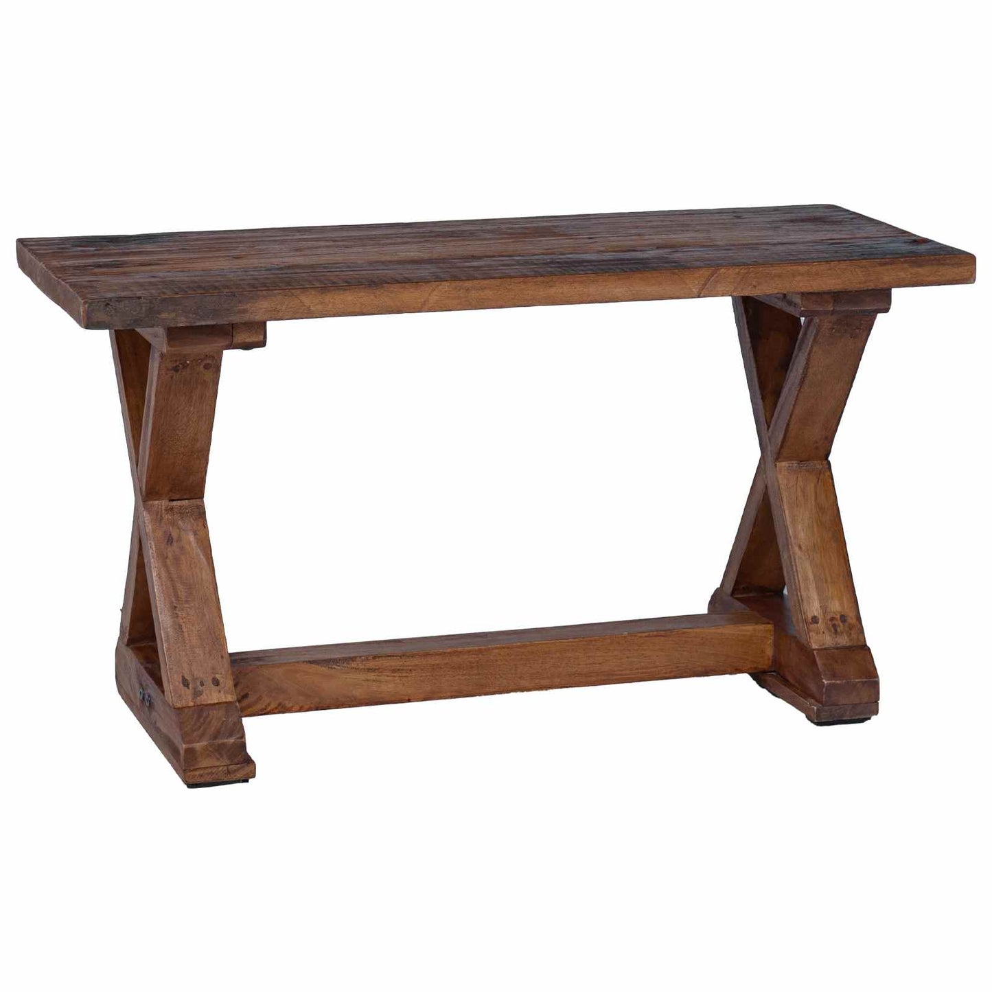 Lavice Přírodní 85 X 35 X 46 Cm Masivní Recyklované Dřevo