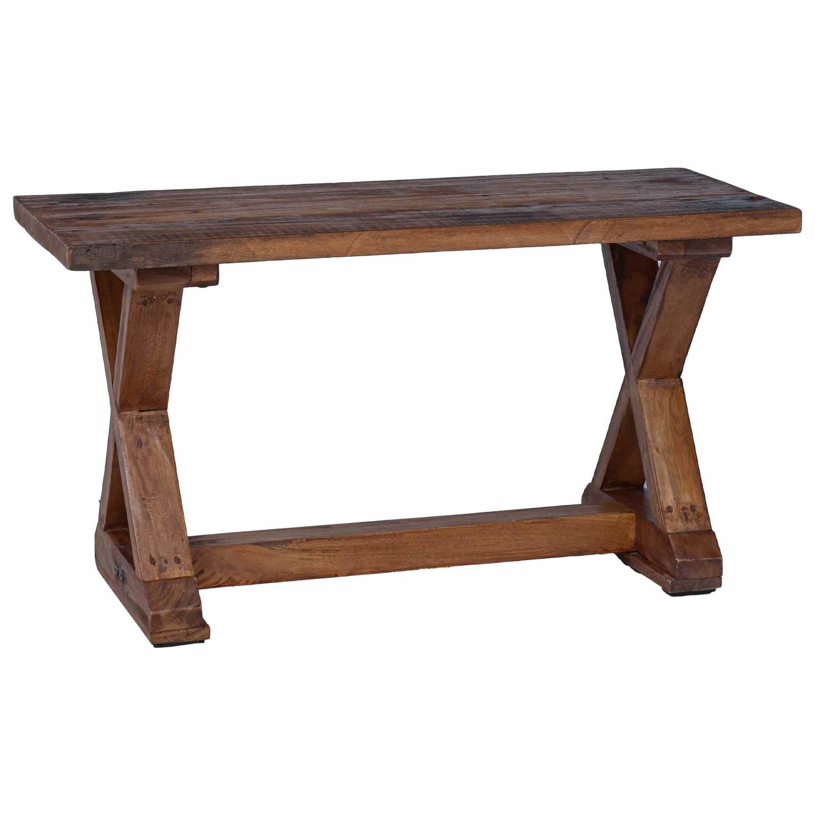 Lavice Přírodní 85 X 35 X 46 Cm Masivní Recyklované Dřevo