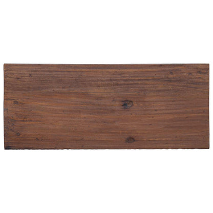 Lavice Přírodní 85 X 35 X 46 Cm Masivní Recyklované Dřevo