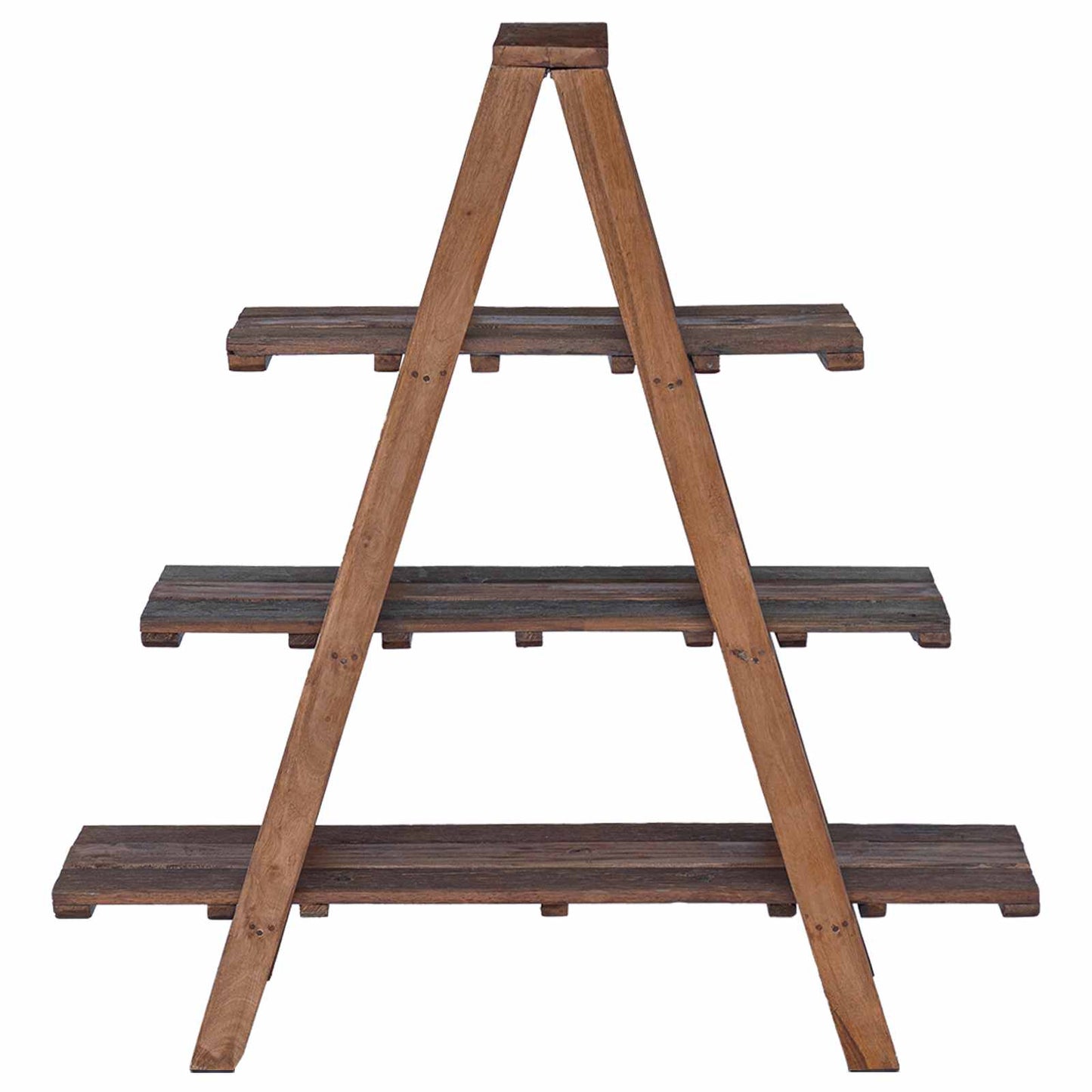 Skládací Regál S Policí S Úložištěm Hnědá 79.5 X 35 X 112 Cm