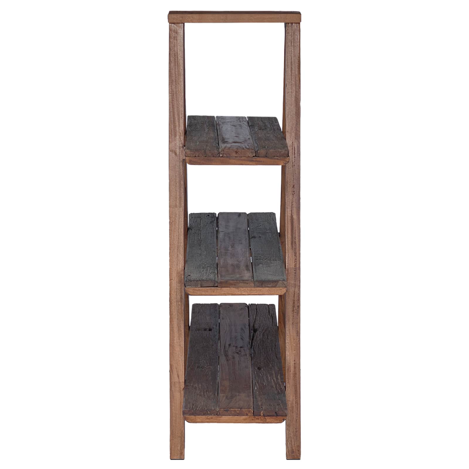 Skládací Regál S Policí S Úložištěm Hnědá 79.5 X 35 X 112 Cm
