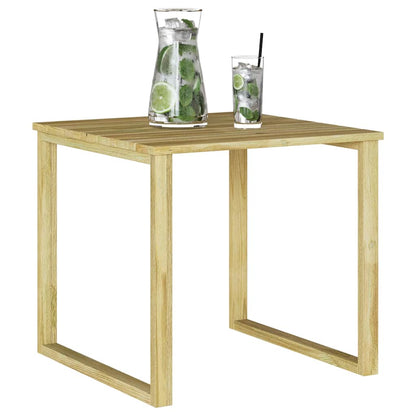 Stůl Přírodní 50,5 X 50 X 46 Cm Impregnované Borovicové Dřevo