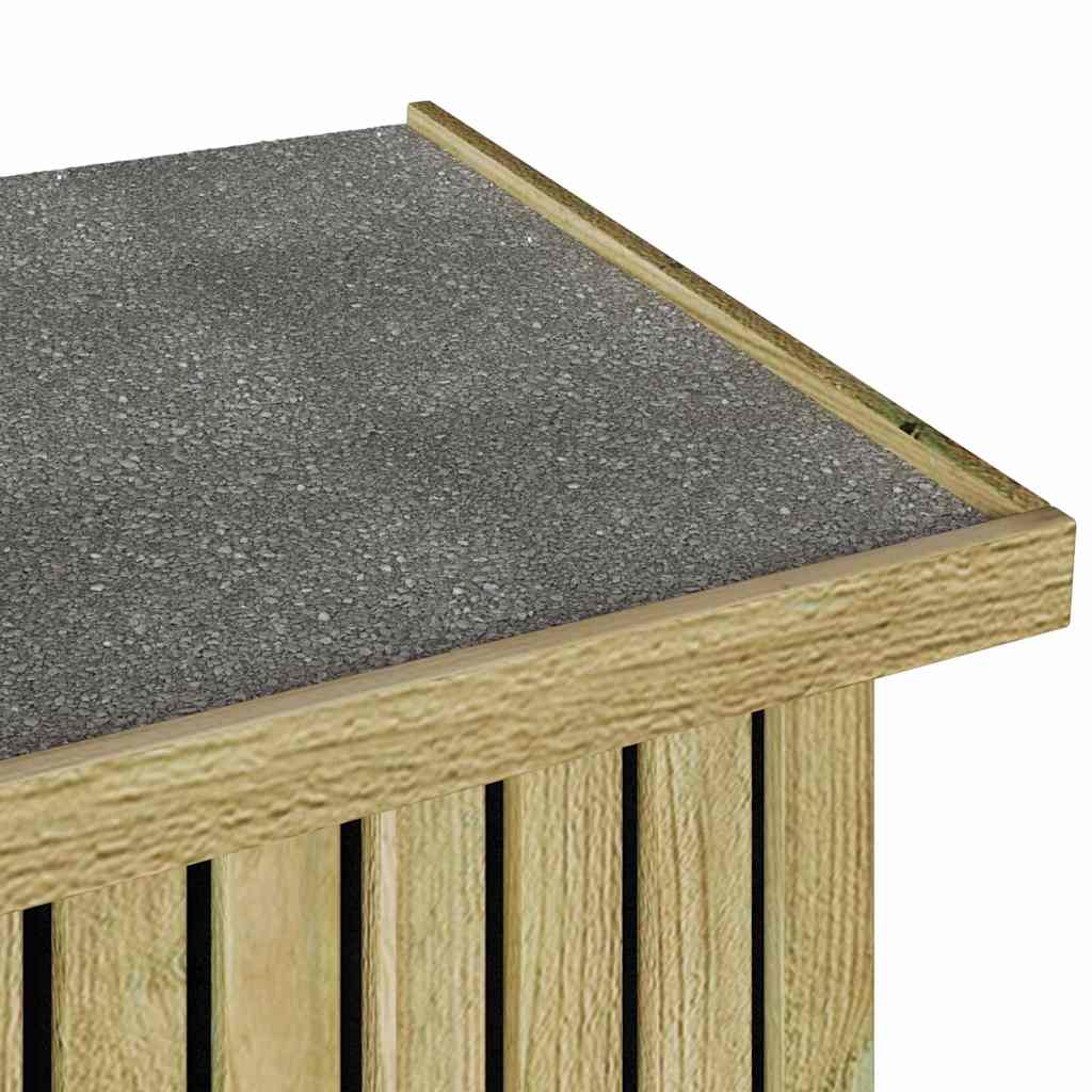Zahradní Úložná Krabice S Úložištěm Přírodní 119 X 44 X 58,5 Cm