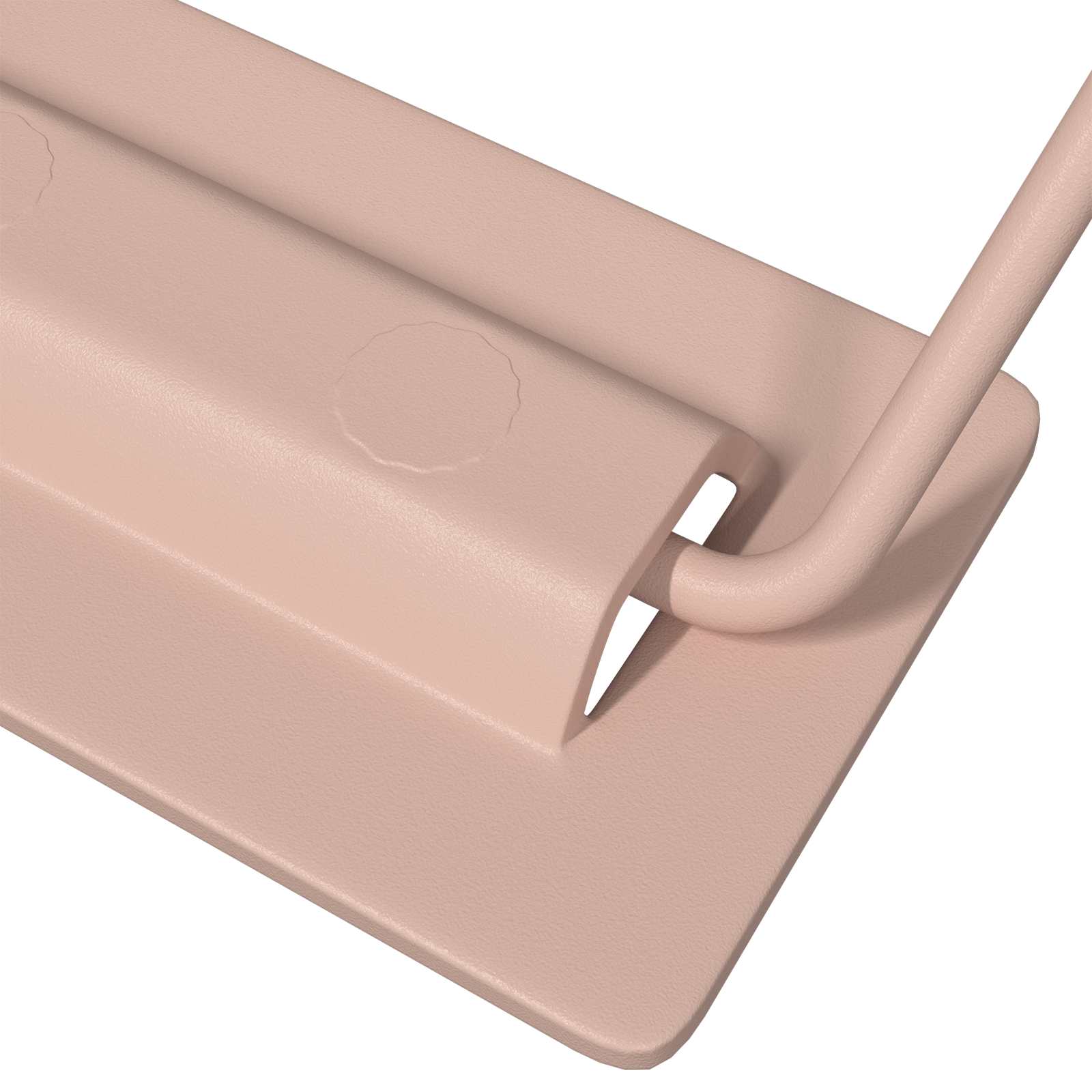 Úchyty Na Skříň 2 Pcs Růžová 85 X 45 Mm Kov
