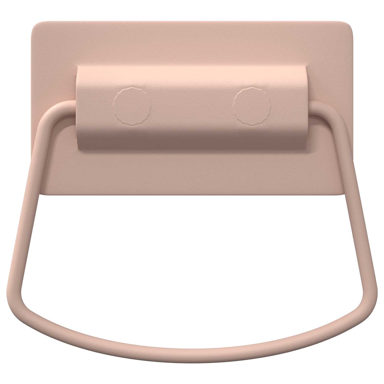 Úchyty Na Skříň 2 Pcs Růžová 85 X 45 Mm Kov