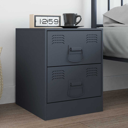 Úchyty Na Skříň 12 Pcs Antracit 85 X 45 Mm Kov