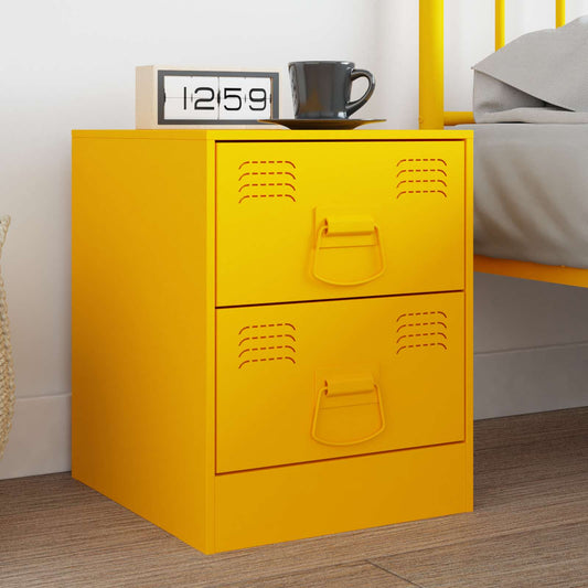 Úchyty Na Skříň 2 Pcs Hořčicově Žlutá 85 X 45 Mm Kov