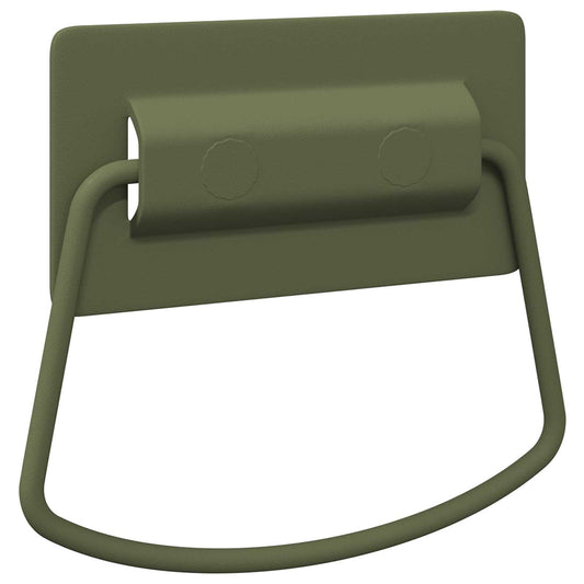 Úchyty Na Skříň 12 Pcs Olivově Zelená 85 X 45 Mm Kov