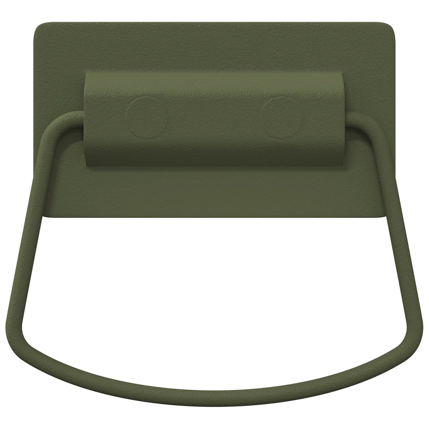 Úchyty Na Skříň 12 Pcs Olivově Zelená 85 X 45 Mm Kov