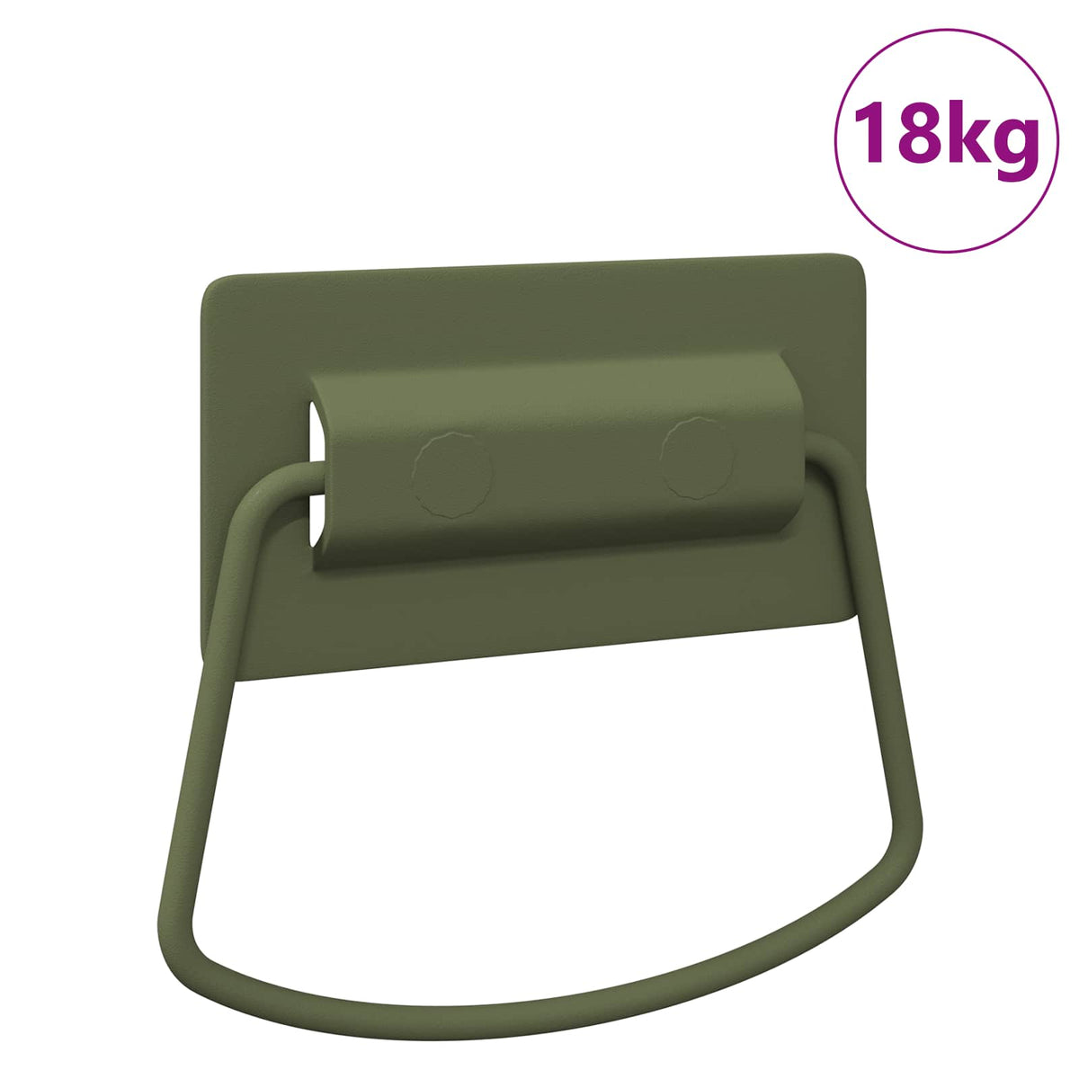 Úchyty Na Skříň Olivově Zelená 85 X 45 Mm Kov