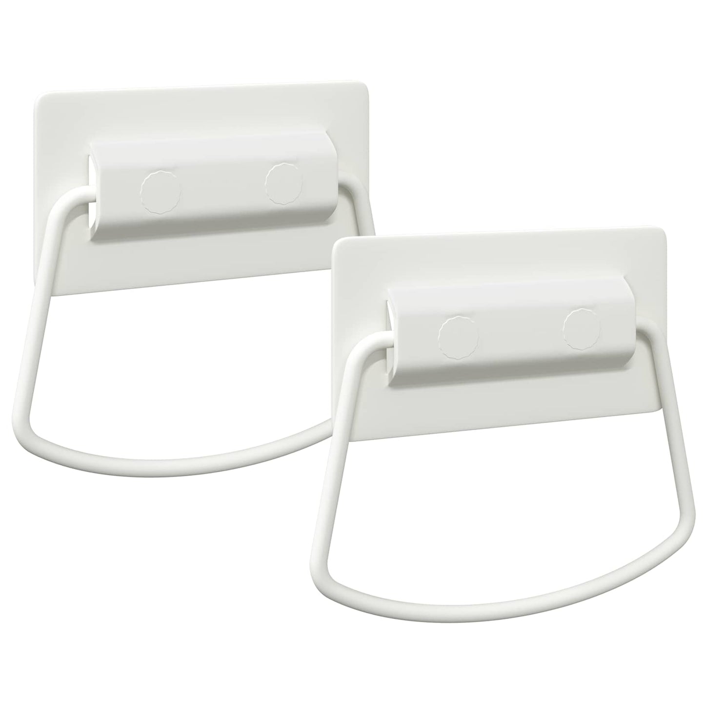 Úchyty Na Skříň 2 Pcs Bílá 85 X 45 Mm Kov