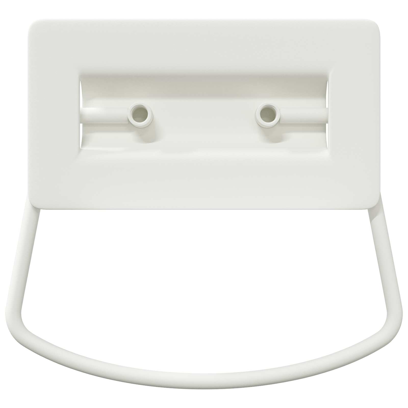 Úchyty Na Skříň 2 Pcs Bílá 85 X 45 Mm Kov