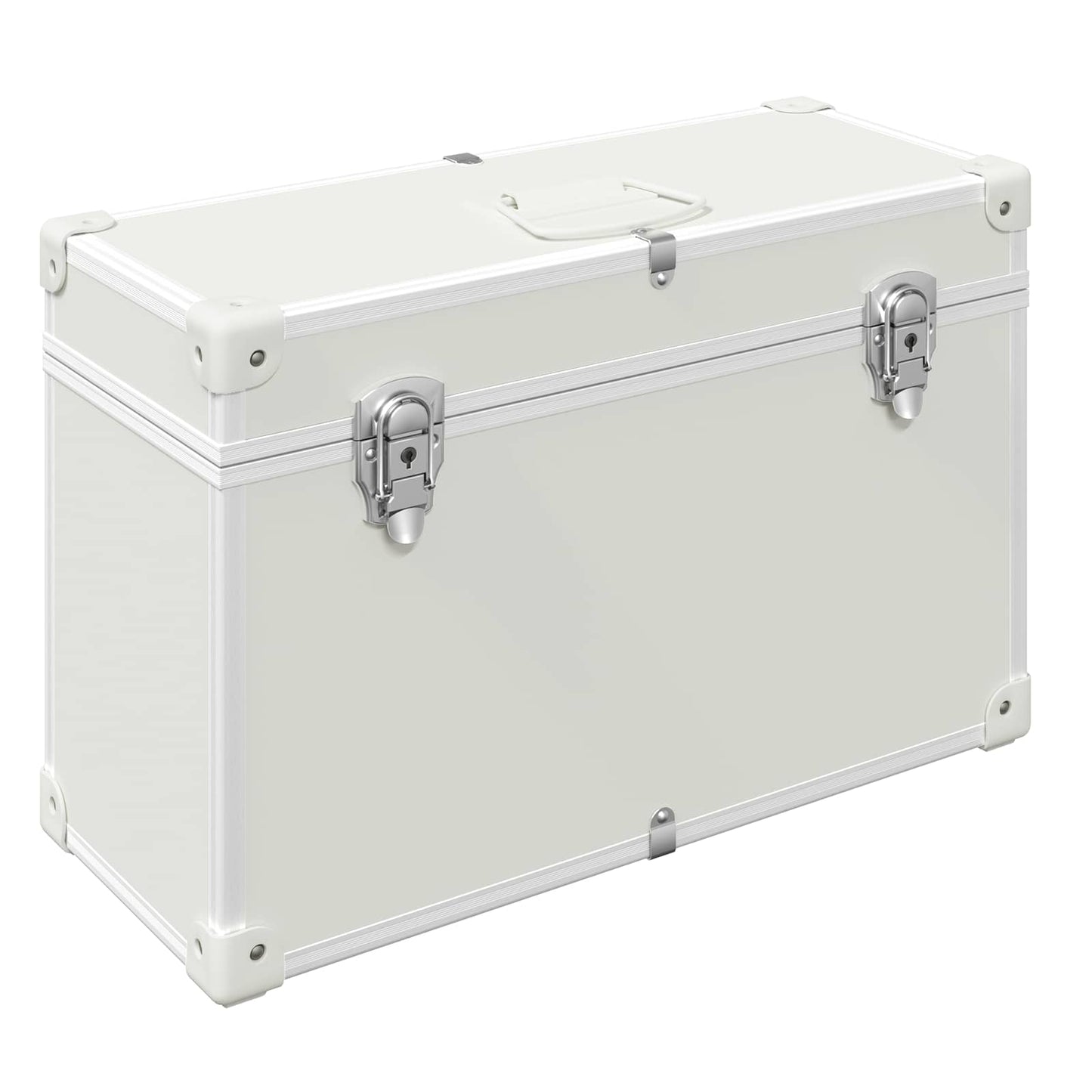 Úchyty Na Skříň 2 Pcs Bílá 85 X 45 Mm Kov