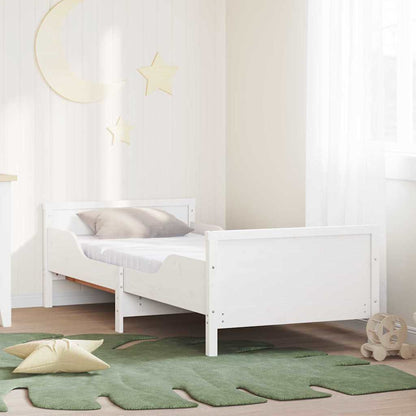 Rám Postele S Rozšiřitelnou Matrací S Čelo Hnědá 80 X 200 Cm