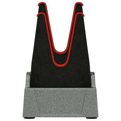 Střelecká Opěrka Nastavitelná Šedá 46 X 14 X 19,5 Cm Plast