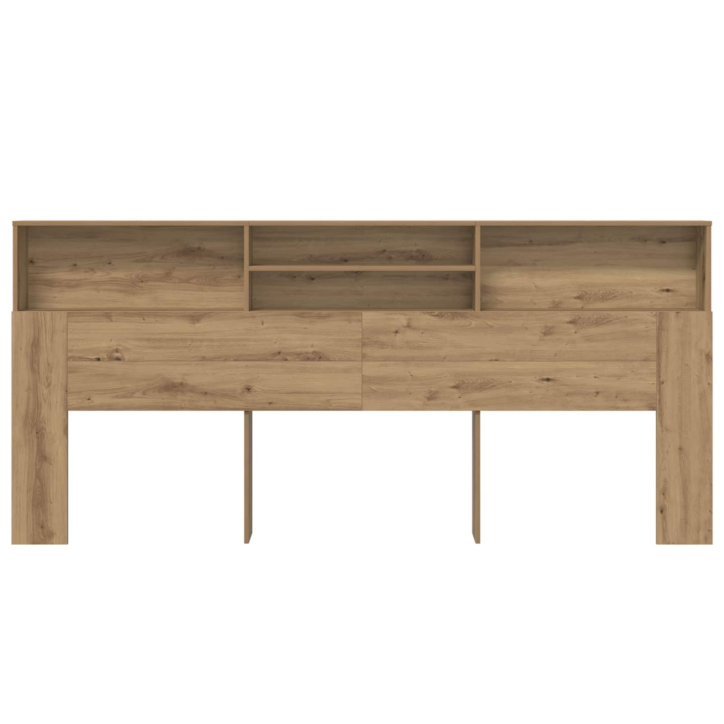 Čelo Postele Se Skříňkou Artisanový Dub Kompozitní Dřevo