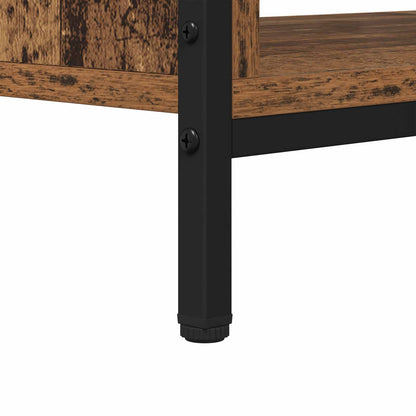 Televizní Skříň 100 X 40 X 45 Cm Staré Dřevo Kompozitní Dřevo