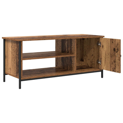 Televizní Skříň 100 X 40 X 45 Cm Staré Dřevo Kompozitní Dřevo