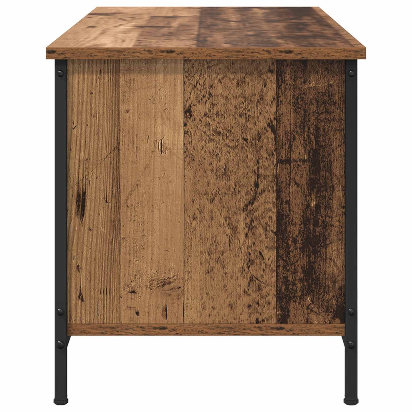 Televizní Skříň 100 X 40 X 45 Cm Staré Dřevo Kompozitní Dřevo