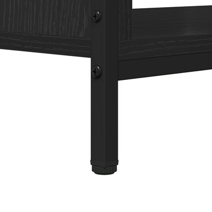 Televizní Skříň 100 X 40 X 45 Cm Černý Dub Kompozitní Dřevo
