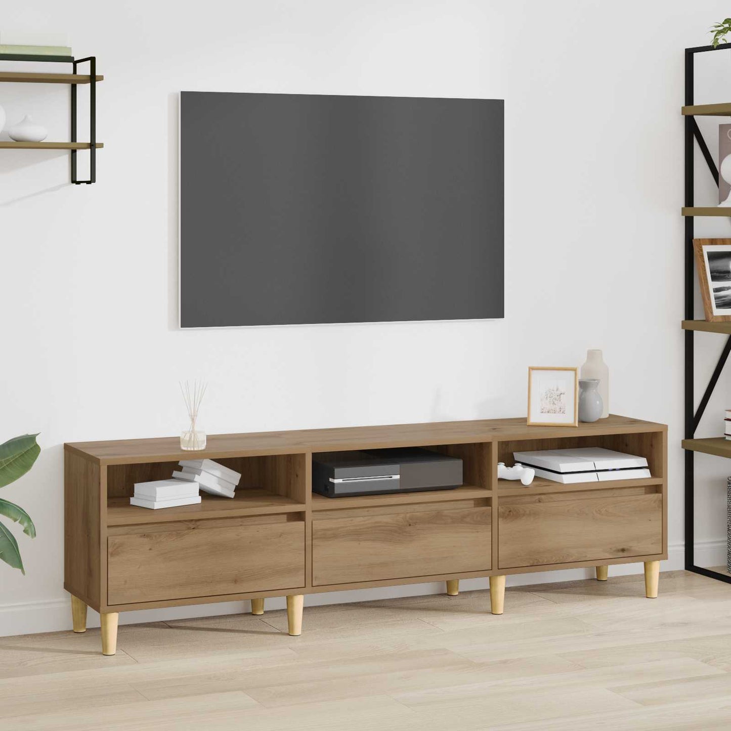 Televizní Skříň 150 X 30 X 45 Cm Artisanový Dub