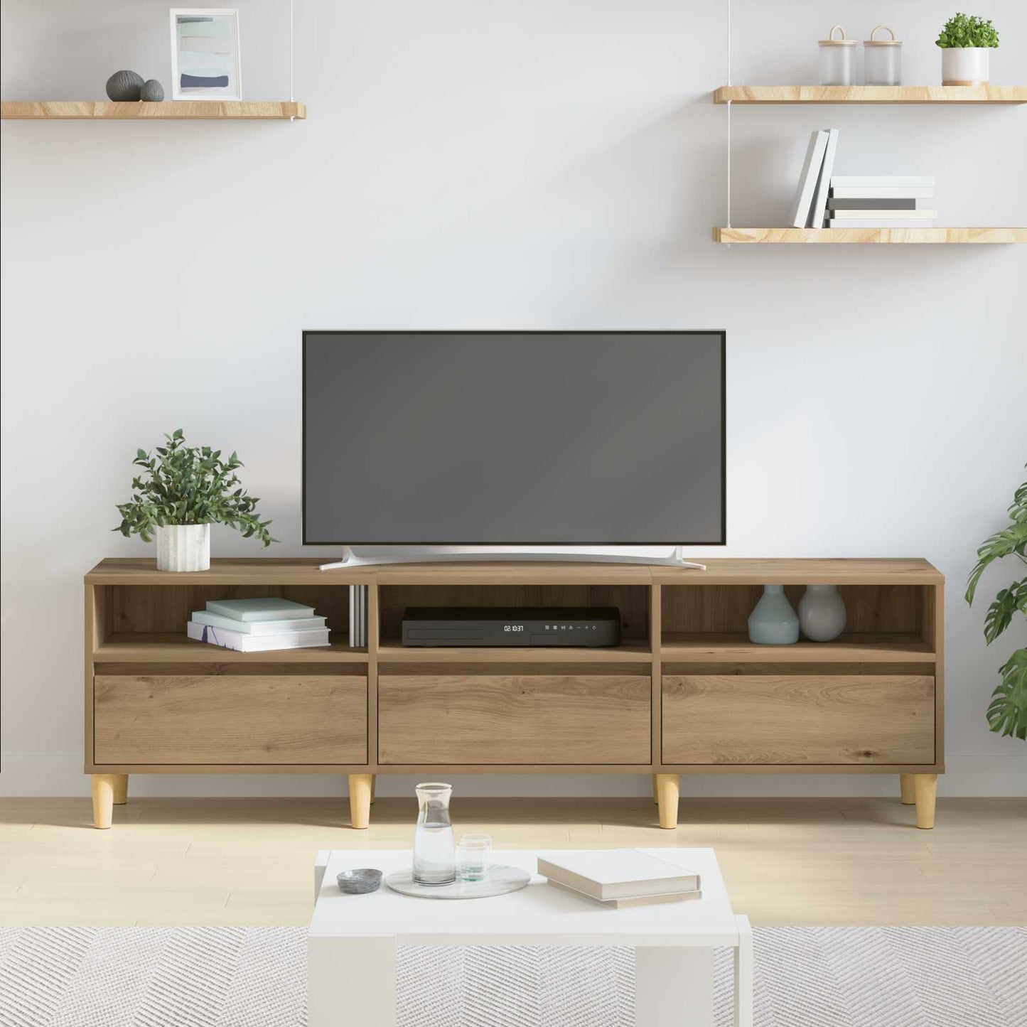 Televizní Skříň 150 X 30 X 45 Cm Artisanový Dub