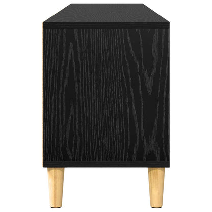 Televizní Skříň 150 X 30 X 45 Cm Černý Dub Kompozitní Dřevo