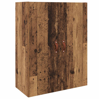 Nástěnná Skříňka Staré Dřevo 69,5 X 34 X 90 Cm Kompozitní Dřevo