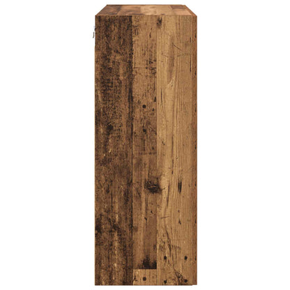 Nástěnná Skříňka Staré Dřevo 69,5 X 34 X 90 Cm Kompozitní Dřevo