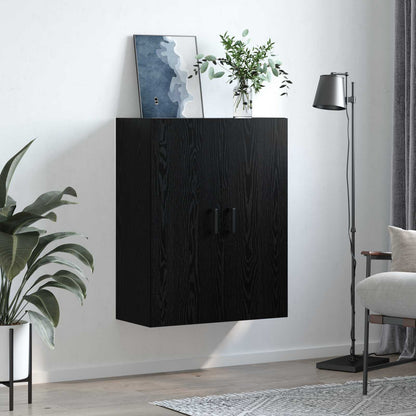 Nástěnná Skříňka Černý Dub 69,5 X 34 X 90 Cm Kompozitní Dřevo