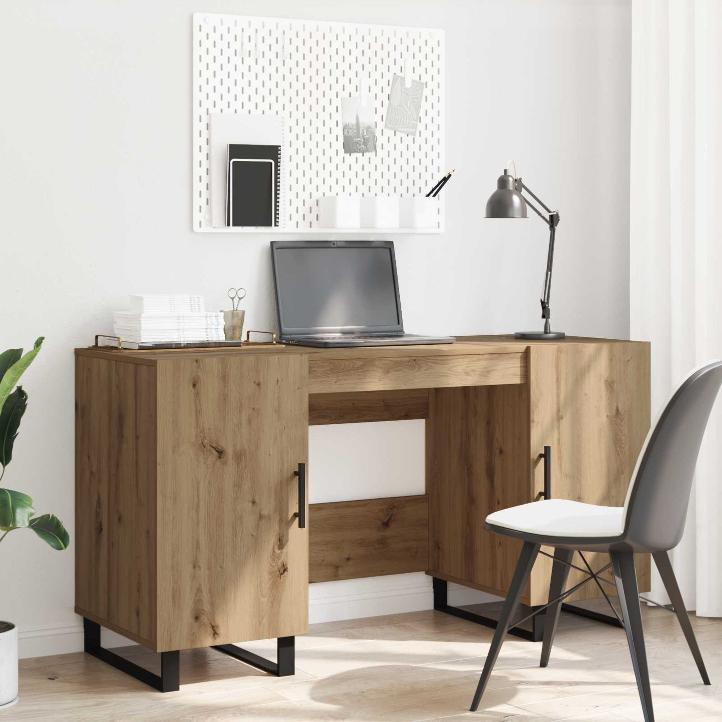 Stůl Dub Artisan Kompozitní Dřevo 140 X 50 X 75 Cm