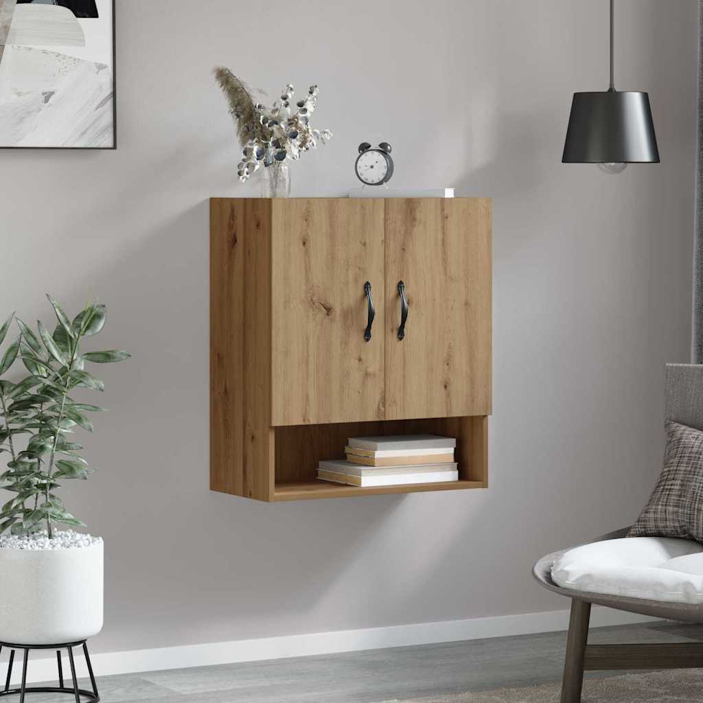 Nástěnná Skříň 60 X 31 X 70 Cm Kompozitní Dřevo Artisanový Dub