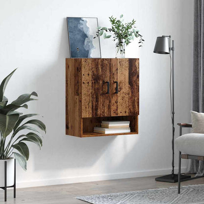 Nástěnná Skříňka 60 X 31 X 70 Cm Kompozitní Dřevo Staré Dřevo