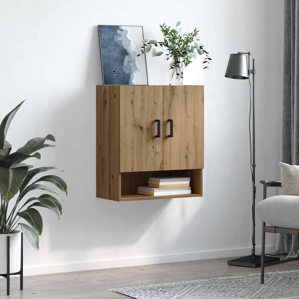 Nástěnná Skříňka 60 X 31 X 70 Cm Kompozitní Dřevo Dub Artisan