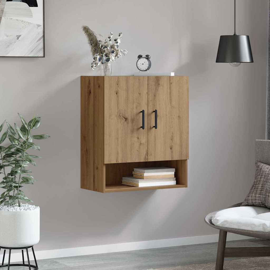 Nástěnná Skříň 60 X 31 X 70 Cm Kompozitní Dřevo Artisanový Dub