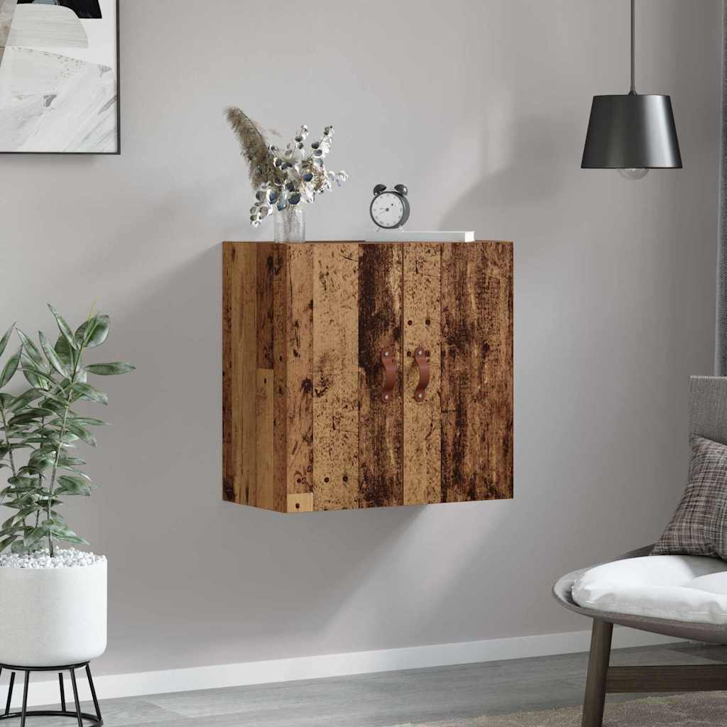 Nástěnná Skříňka 60 X 31 X 60 Cm Kompozitní Dřevo Staré Dřevo