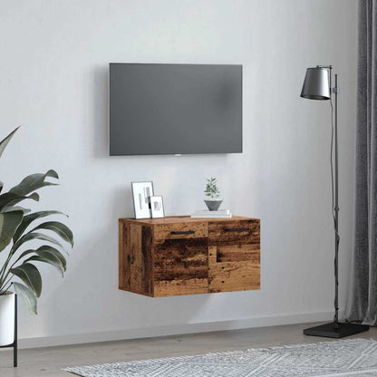 Nástěnná Skříň 60 X 36,5 X 35 Cm Kompozitní Dřevo Staré Dřevo