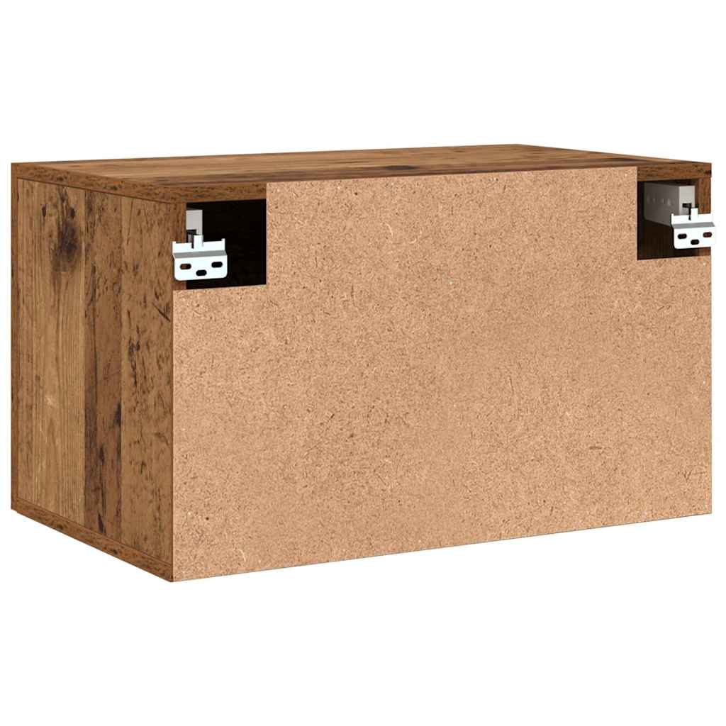 Nástěnná Skříň 60 X 36,5 X 35 Cm Kompozitní Dřevo Staré Dřevo