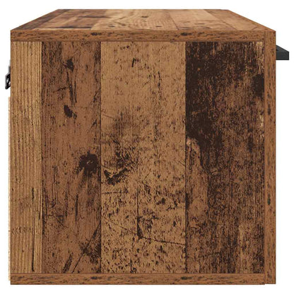 Nástěnná Skříň 60 X 36,5 X 35 Cm Kompozitní Dřevo Staré Dřevo