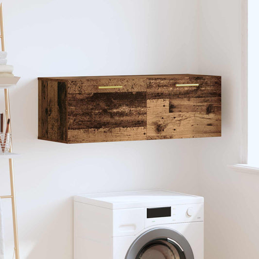 Nástěnná Skříňka 100 X 36.5 X 35 Cm Kompozitní Dřevo