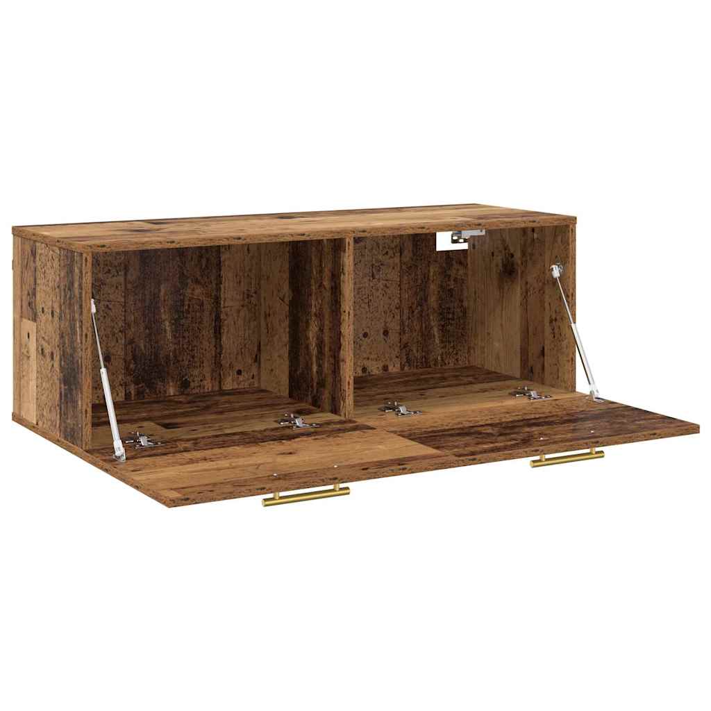Nástěnná Skříňka 100 X 36.5 X 35 Cm Kompozitní Dřevo