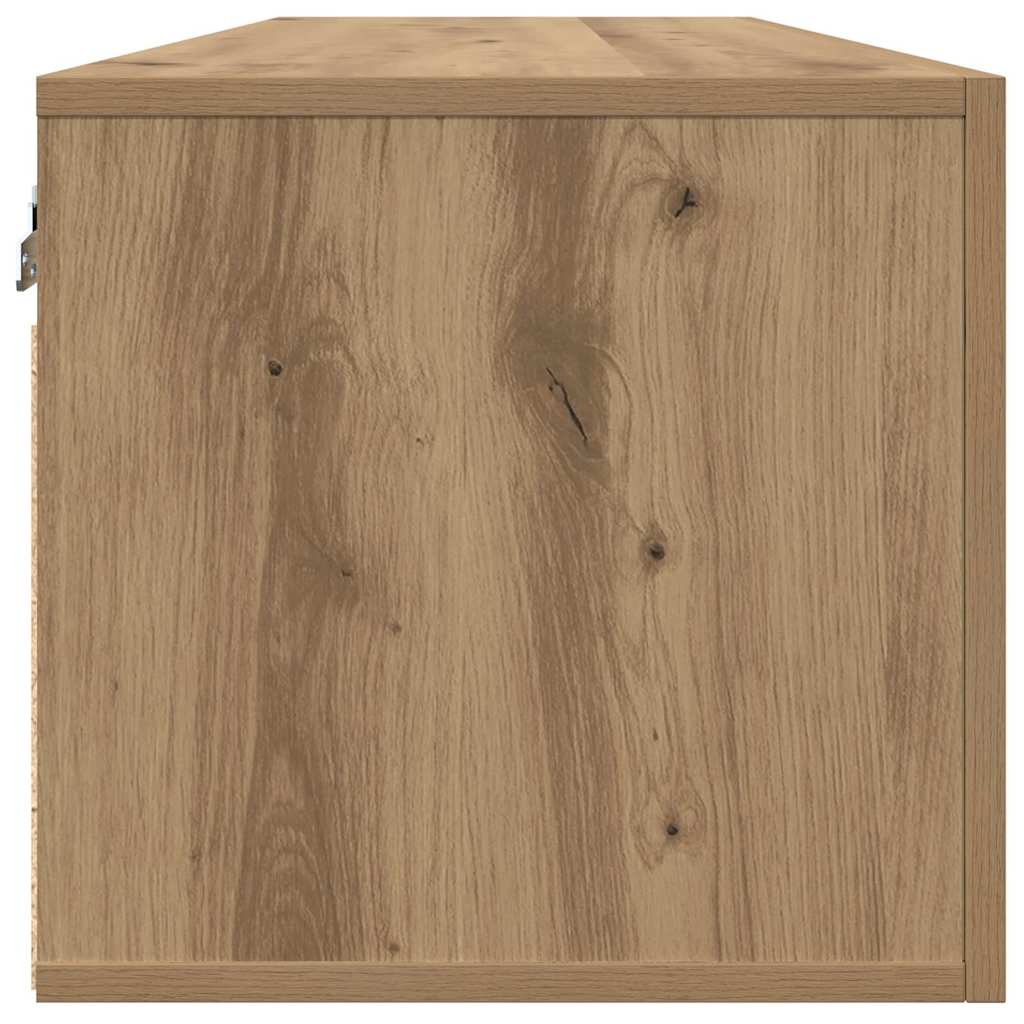 Nástěnná Skříňka 100 X 36.5 X 35 Cm Kompozitní Dřevo