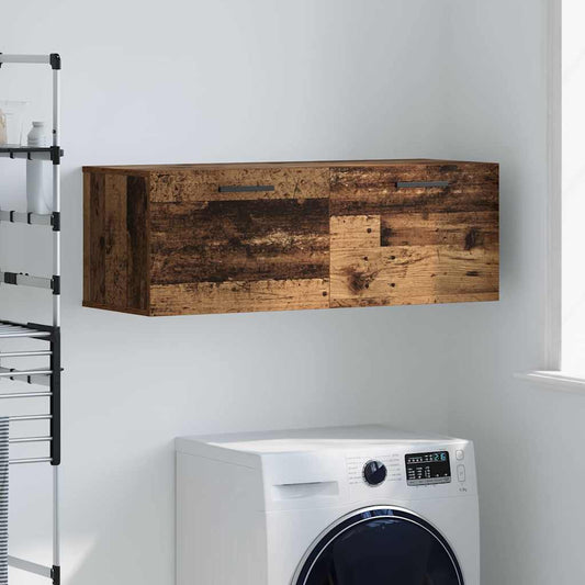 Nástěnná Skříňka 100 X 36.5 X 35 Cm Kompozitní Dřevo