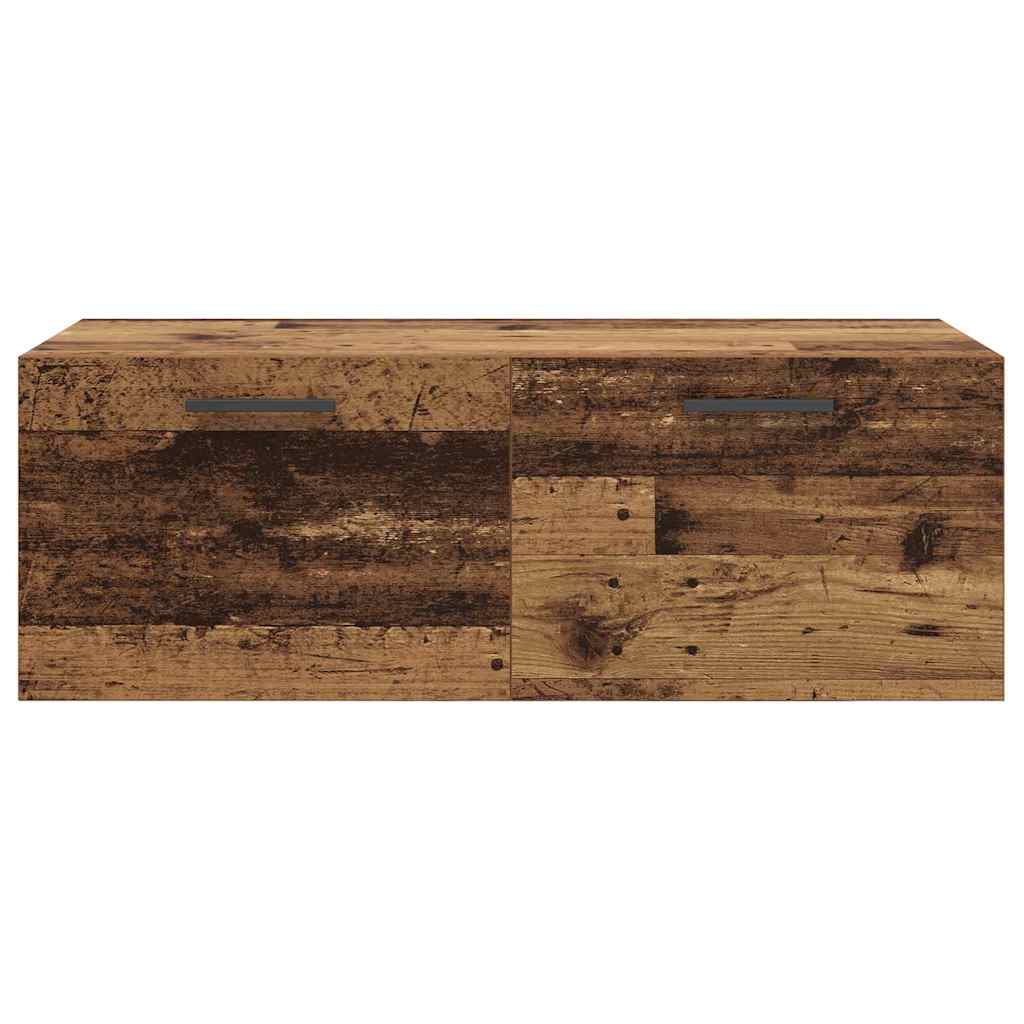 Nástěnná Skříňka 100 X 36.5 X 35 Cm Kompozitní Dřevo