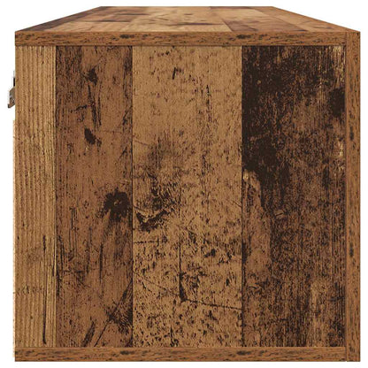 Nástěnná Skříňka 100 X 36.5 X 35 Cm Kompozitní Dřevo