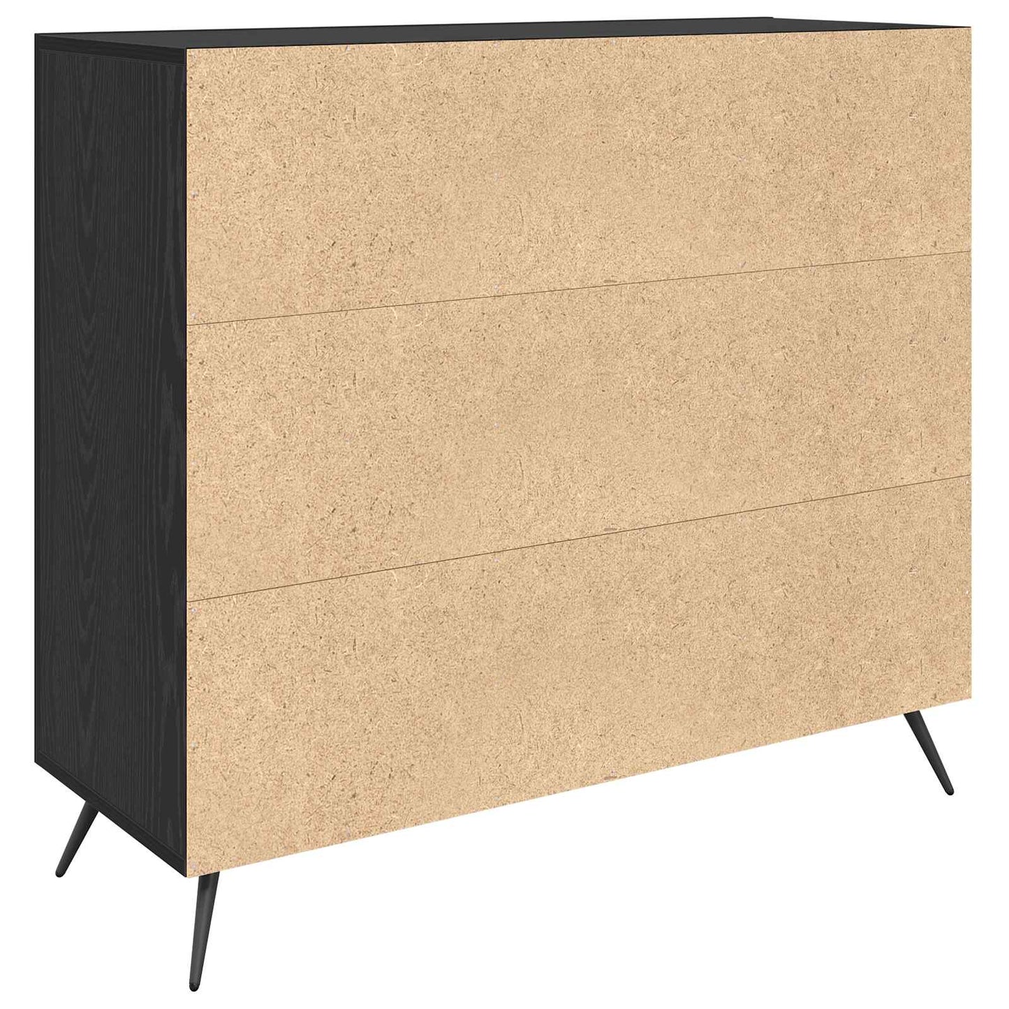 Servírovací Skříň Černý Dub 89,5 X 34 X 80 Cm Kompozitní Dřevo