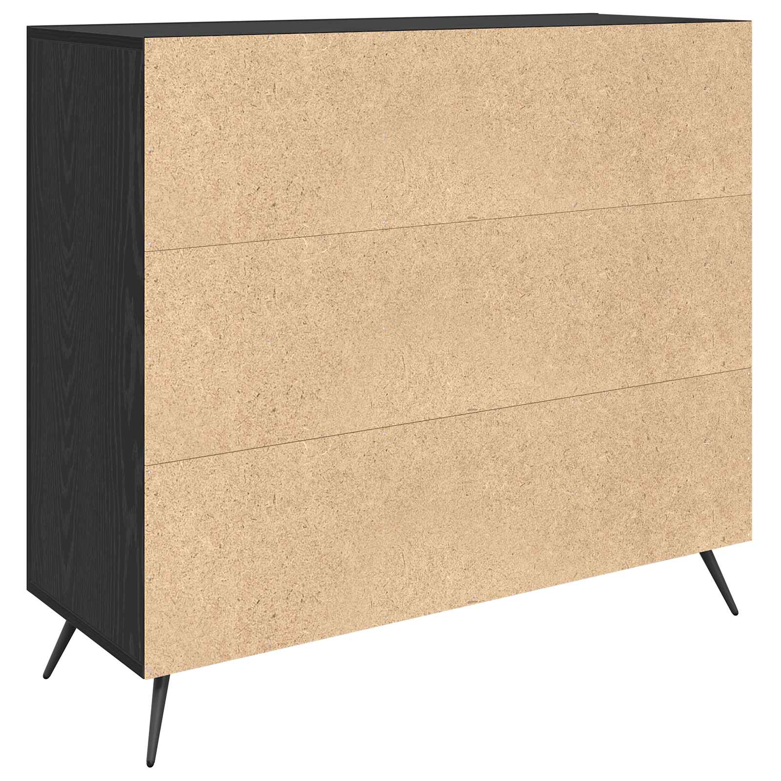 Servírovací Skříň Černý Dub 89,5 X 34 X 80 Cm Kompozitní Dřevo